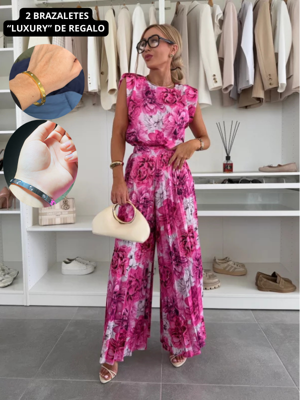 DALIA - CONJUNTO CAMISETA Y PANTALĂN + 2 PULSERAS DE REGALO