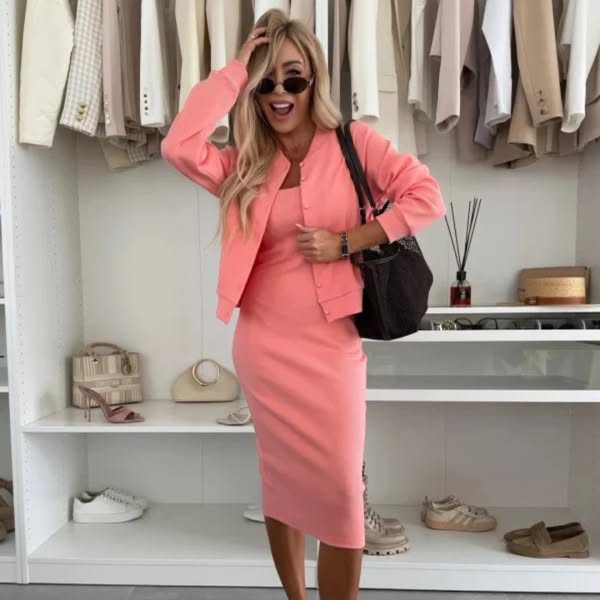 MARTINA - CONJUNTO VESTIDO Y SUDADERA